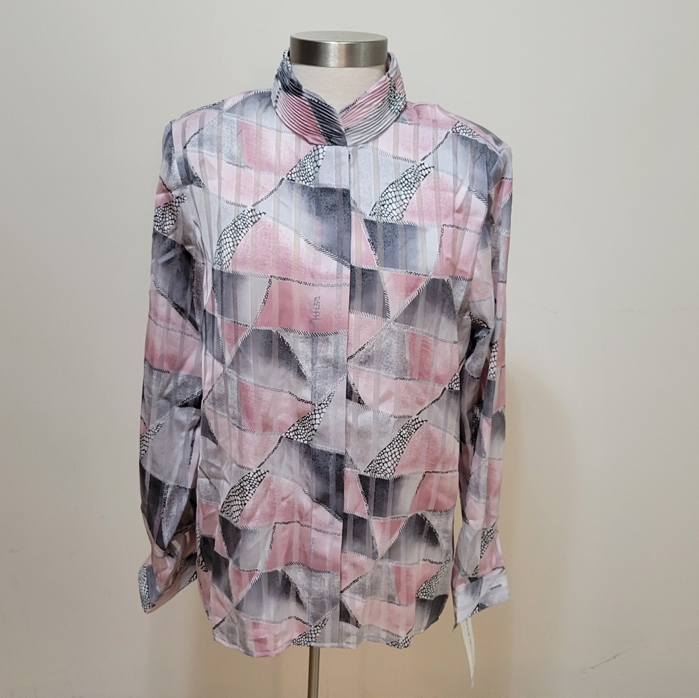 Vintage Alfred Dunner 80s Blouse NWT